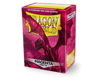 100 DRAGON SHIELD MATTE : MAGENTA