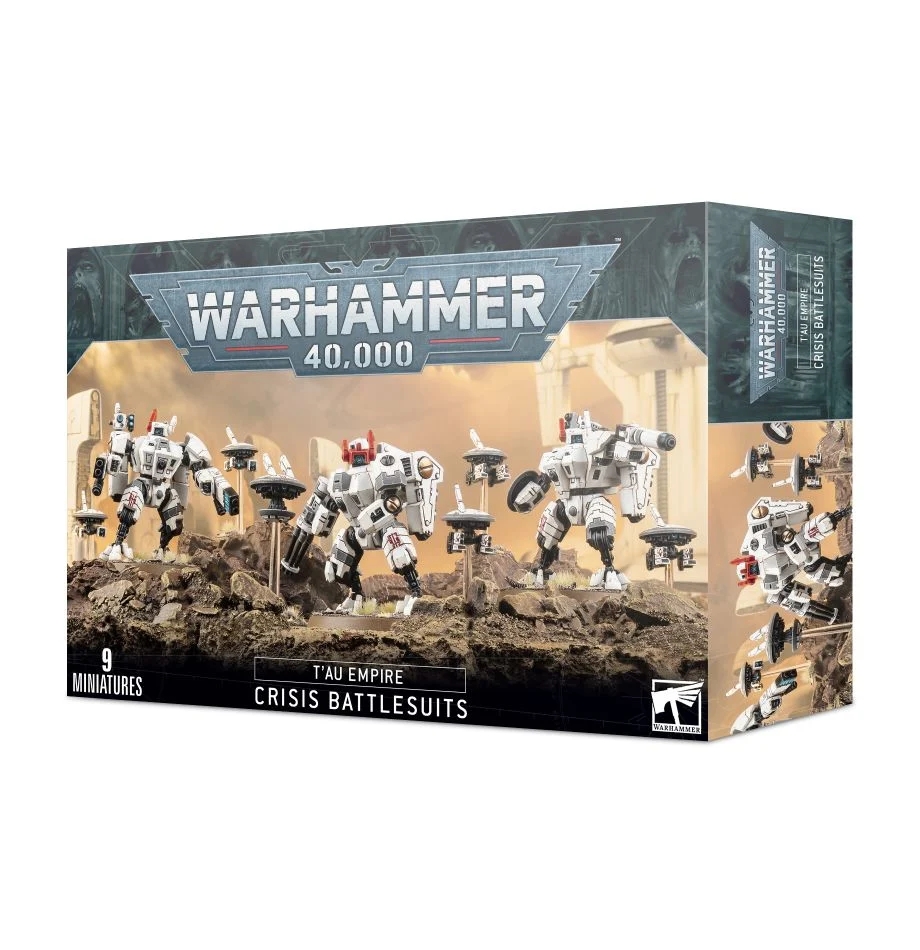 Tau Empire – XV8 Crisis Battlesuit Team