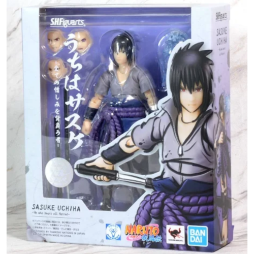 Naruto Shippuden figurine S.H. Figuarts Sasuke Uchiha -He who bears all Hatred- 15 cm