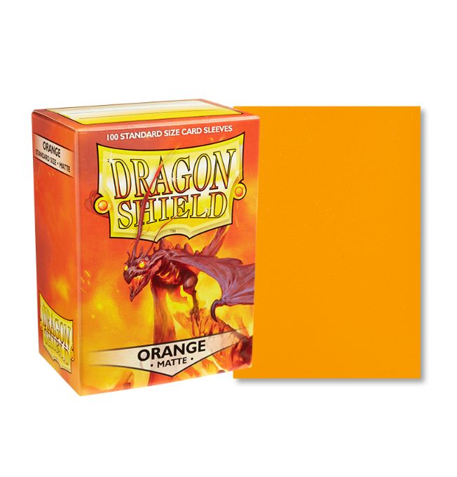 100 DRAGON SHIELD ORANGE MATTE