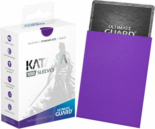 Ultimate Guard 100 pochettes Katana Sleeves taille standard Violet