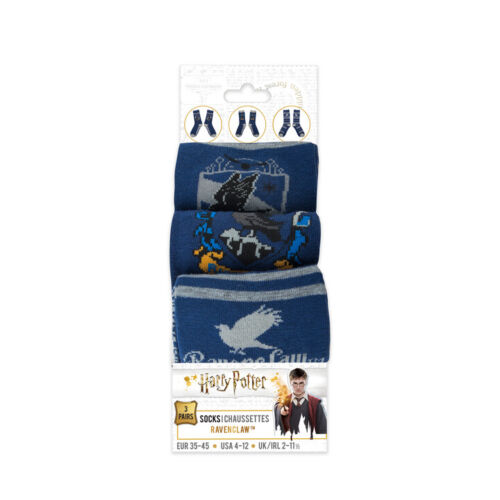 Harry Potter pack 3 paires de chaussettes Ravenclaw