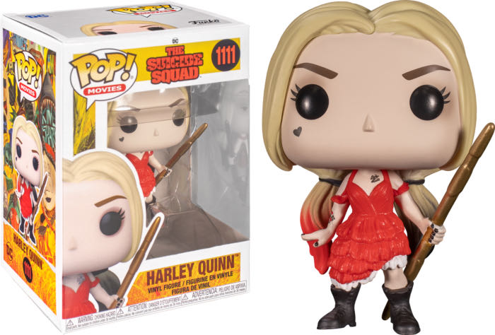 The Suicide Squad POP! Movies Vinyl Figurine Harley Quinn (Damaged Dress) 9 cm