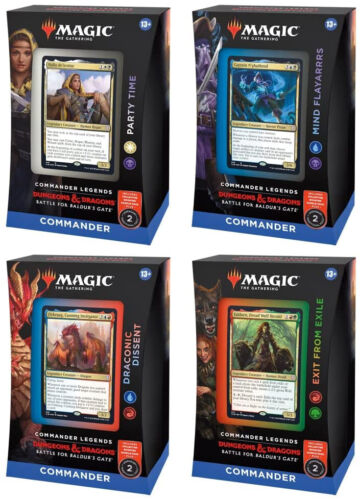 MAGIC : BALDUR'S GATE - DECK COMMANDER - UK -