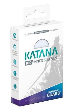 Ultimate Guard 100 Katana Inner Sleeves taille standard Transparent