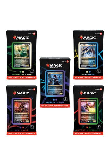 Magic the Gathering présentoir decks d'initiation Commander 2022 *FRANCAIS*