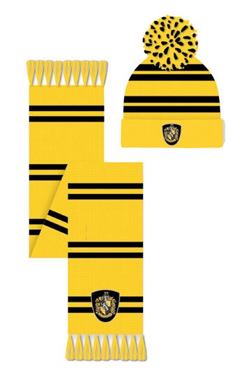 Harry Potter set bonnet & écharpe House Hufflepuff 165 cm