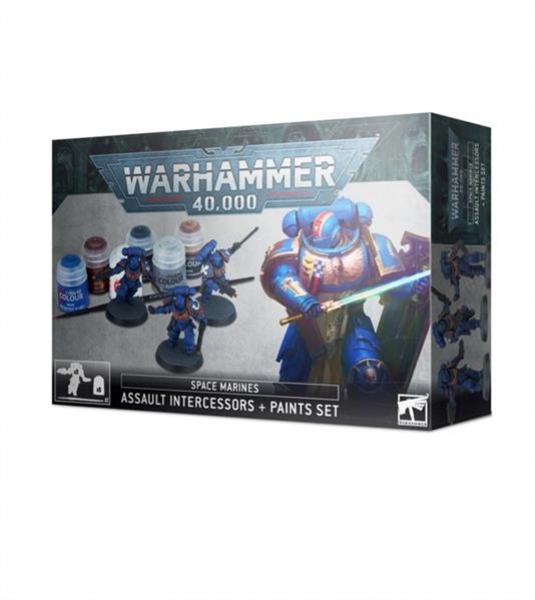 Space Marines – Assault Intercessors + Paints Set