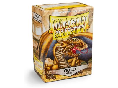 100 DRAGON SHIELD MATTE : GOLD