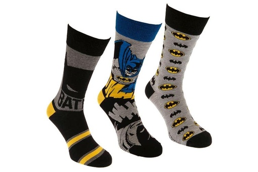 DC Comics pack 3 paires de chaussettes Batman 40-46