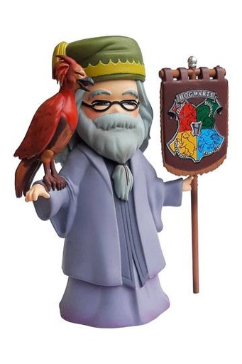 Harry Potter statuette Dumbledore & Fumseck 15 cm