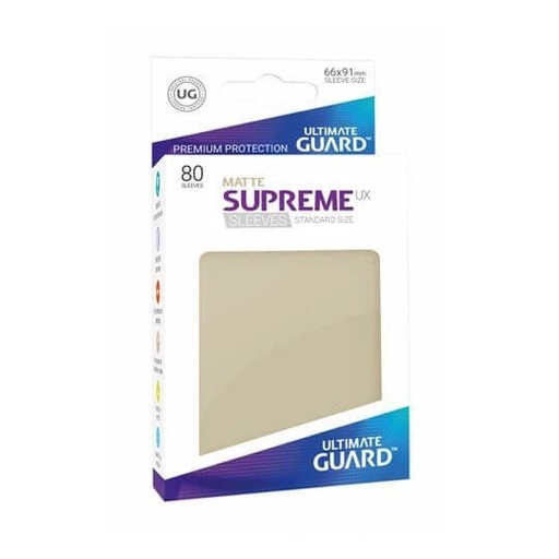 Ultimate Guard 80 pochettes Supreme UX Sleeves taille standard Sable