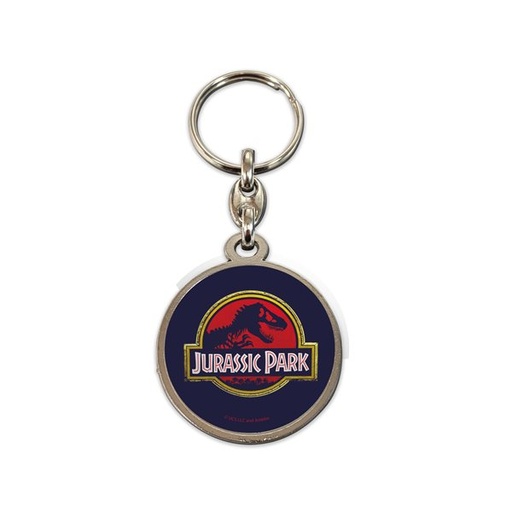 Jurassic Park porte-clés métal Movie Logo 7 cm