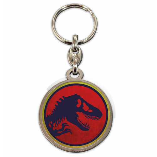 Jurassic Park porte-clés métal Logo 7 cm