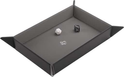 GG : MAGNETIC DICE TRAY RECTANGULAR BLACK/GREY