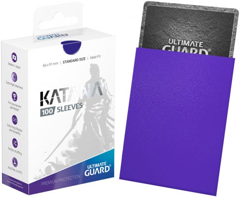 Ultimate Guard 100 pochettes Katana Sleeves taille standard Bleu