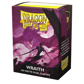 100 DRAGON SHIELD DUAL MATTE - WRAITH