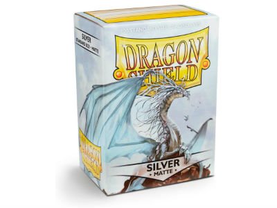 100 DRAGON SHIELD SILVER MATTE