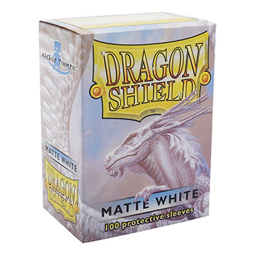 100 DRAGON SHIELD WHITE MATTE