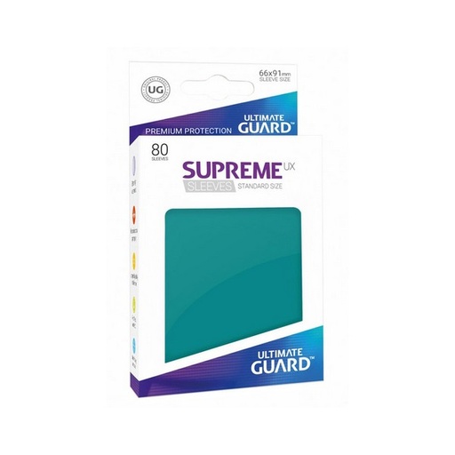 Ultimate Guard 80 pochettes Supreme UX Sleeves taille standard Bleu Pétrole