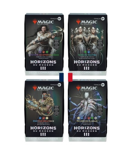 Magic the Gathering Horizons du Modern 3 decks Commander *FRANCAIS*