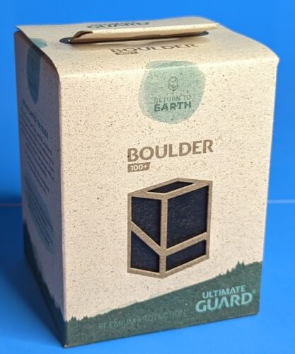 Ultimate Guard Return To Earth Boulder Deck Case 100+ taille standard Noir