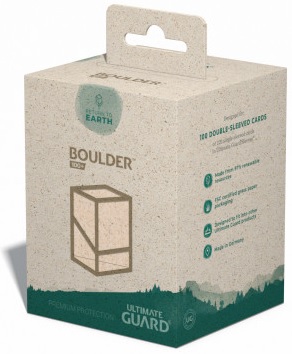 Ultimate Guard Return To Earth Boulder Deck Case 100+ taille standard Natural