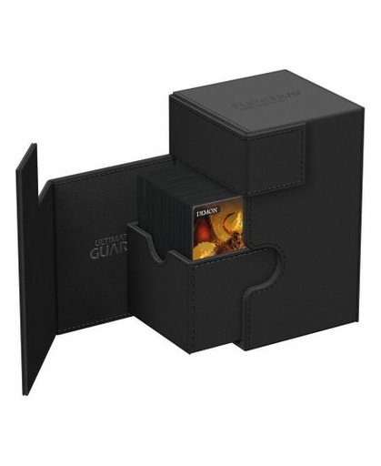 Ultimate Guard Flip`n`Tray 100+ XenoSkin Monocolor Noir