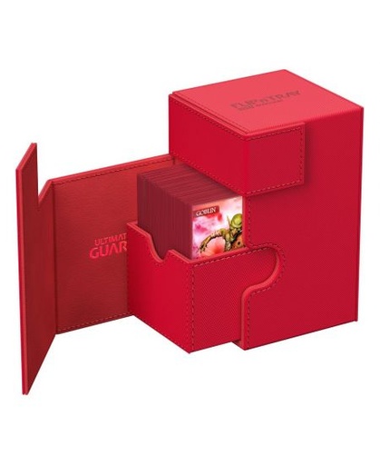 Ultimate Guard Flip`n`Tray 100+ XenoSkin Monocolor Rouge