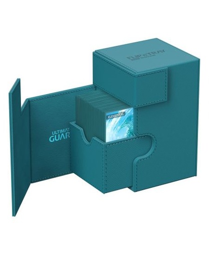 Ultimate Guard Flip`n`Tray 100+ XenoSkin Monocolor Bleu Pétrole
