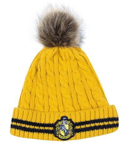 Harry Potter bonnet a Pom-Pom Hufflepuff