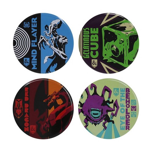 Dungeons & Dragons pack 4 sous-verres