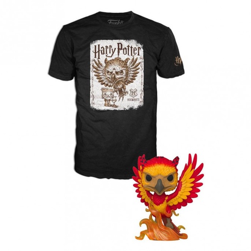 Harry Potter POP! & Tee set figurine et T-Shirt Dumbledore Patronus