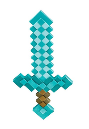 Minecraft réplique plastique Diamond Sword 51 cm