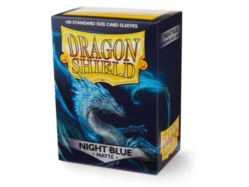 100 DRAGON SHIELD MATTE : NIGHT BLUE