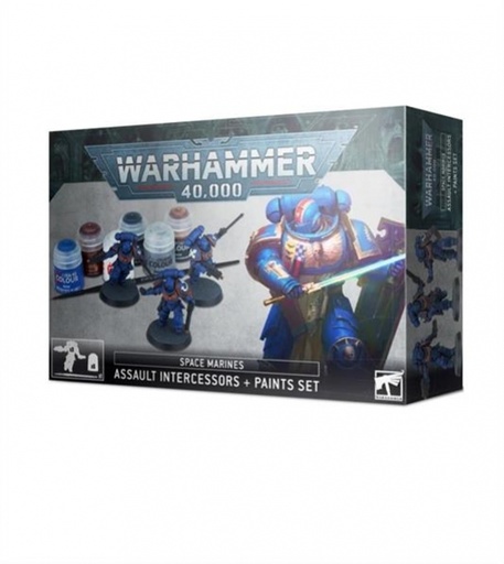 [warhammer] Space Marines – Assault Intercessors + Paints Set