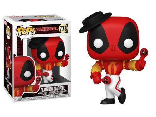 Marvel Deadpool 30th Anniversary Figurine POP! Vinyl Flamenco Deadpool 9 cm