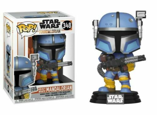 Star Wars The Mandalorian Figurine POP! TV Vinyl Heavy Infantry Mandaloria 9 cm