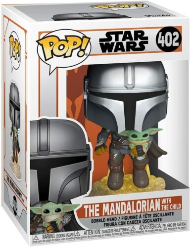 Star Wars The Mandalorian POP! Figurine Mando Flying Jet Pack 9 cm