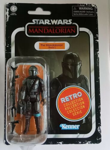 Star Wars The Mandalorian Retro Collection figurine 2022 The Mandalorian (Beskar) 10 cm