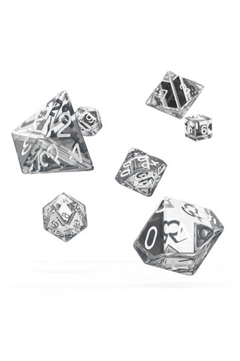 Oakie Doakie Dice dés RPG-Set Translucent - Transparent (7)