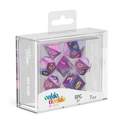 Oakie Doakie Dice dés RPG-Set Gemidice - Amethyst (7)