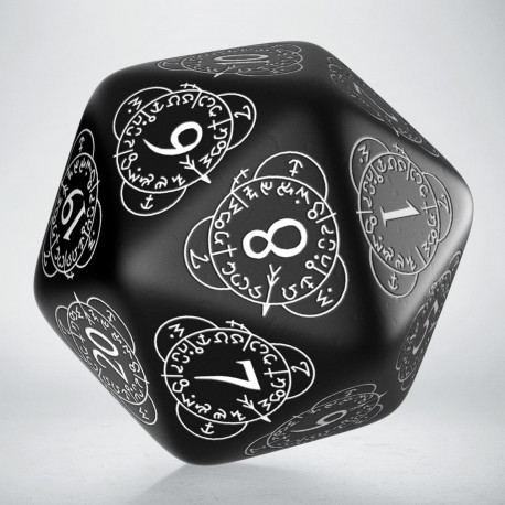 QWORKSHOP - D20 LEVEL COUNTER - Black/White