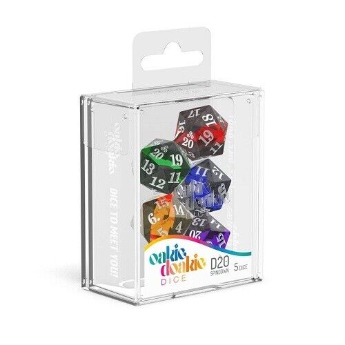 Oakie Doakie Dice set dés Spindown D20 Enclave (5)